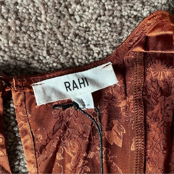 Rahi Women's Large Silky Long Sleeve Dress NWT - Picture 3 of 10